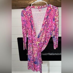 Lilly Pulitzer wrap romper